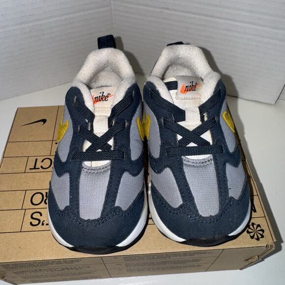 Nike Air Max Dawn Particle Grey/Dark Citron Sneakers 6c Dc9319 - Picture 4 of 7